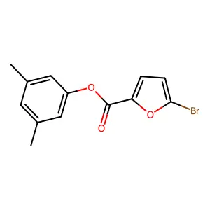 3,5-Dimethylphenyl 5-bromo-2-furoate structure