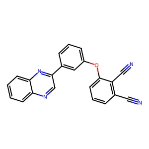 3-(3-Quinoxalin-2-ylphenoxy)benzene-1,2-dicarbonitrile structure