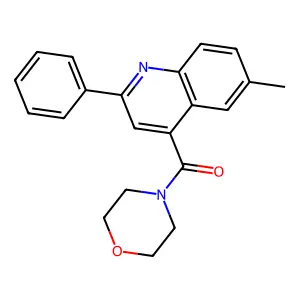 (6-Methyl-2-phenylquinolin-4-yl)-morpholin-4-ylmethanone structure