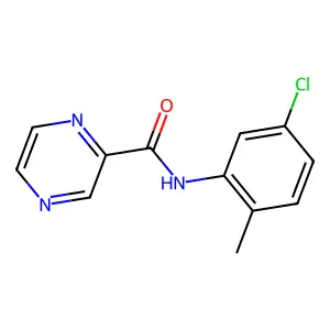 N-(5-chloro-2-methylphenyl)pyrazine-2-carboxamide structure