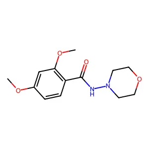 2,4-Dimethoxy-N-4-morpholinylbenzamide structure