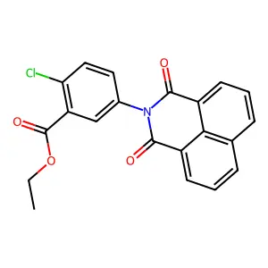 ethyl 2-chloro-5-(1,3-dioxo-1H-benzo[de]isoquinolin-2(3H)-yl)benzoate structure