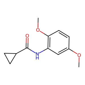 N-(2,5-二甲氧苯基)环丙烷甲酰胺 structure