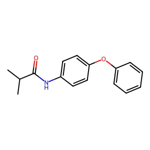 2-methyl-N-(4-phenoxyphenyl)propanamide structure