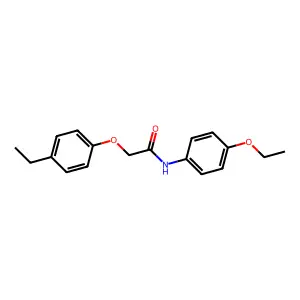 N-(4-ethoxyphenyl)-2-(4-ethylphenoxy)acetamide structure