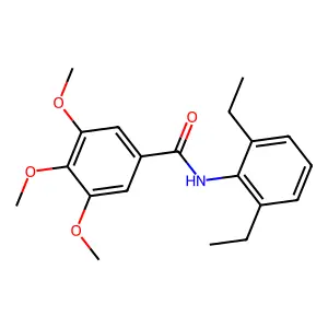N-(2,6-Diethylphenyl)-3,4,5-trimethoxybenzamide structure