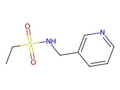 N-(3-pyridinylmethyl)ethanesulfonamide structure