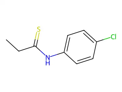N-(4-chlorophenyl)propanethioamide structure