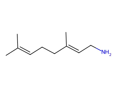 3,7-Dimethylocta-2,6-dien-1-amine structure