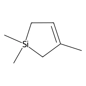 Silacyclopent-3-ene, 1,1,3-trimethyl- structure
