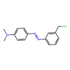 3'-Chloromethyl-4-dimethylaminoazobenzene structure