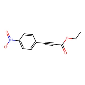 Ethyl 3-(4-nitrophenyl)prop-2-ynoate structure
