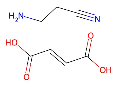 Propionitrile, fumarate (1:1) structure