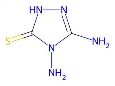 4,5-diamino-4H-1,2,4-triazole-3-thiol structure