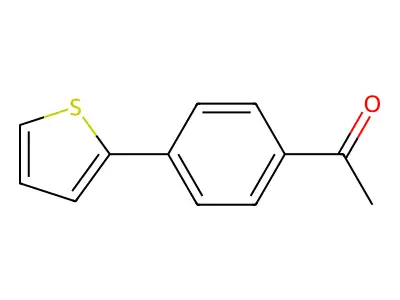 1-[4-(Thiophen-2-yl)phenyl]ethan-1-one structure