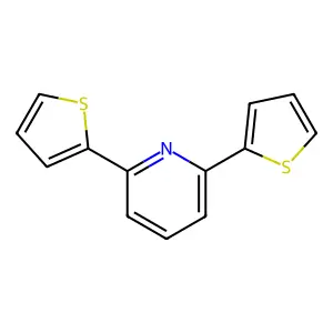 Pyridine, 2,6-di-2-thienyl- structure