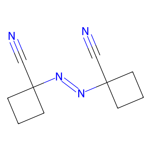 1,1'-(E)-二氮烯-1,2-二基二环丁烷甲腈 structure