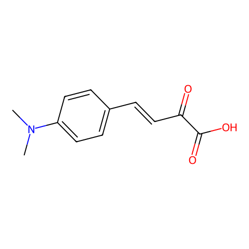 (3E)-4-[4-(Dimethylamino)phenyl]-2-oxo-3-butenoic acid structure