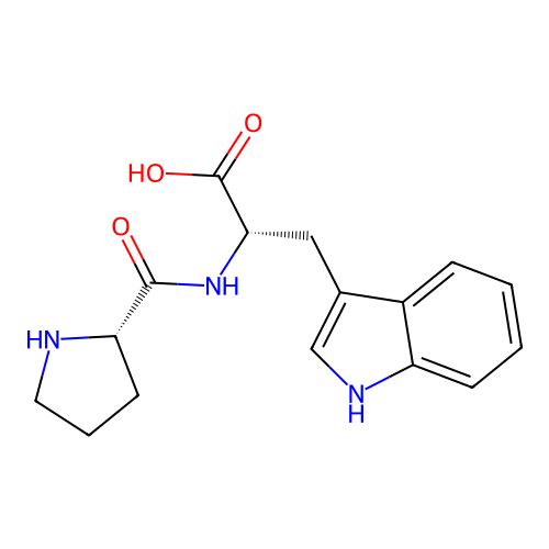 L-Tryptophan, L-prolyl- structure