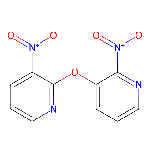 3-Nitro-2-(2-nitropyridin-3-yl)oxypyridine structure