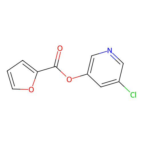 5-Chloro-3-pyridinyl 2-furoate structure