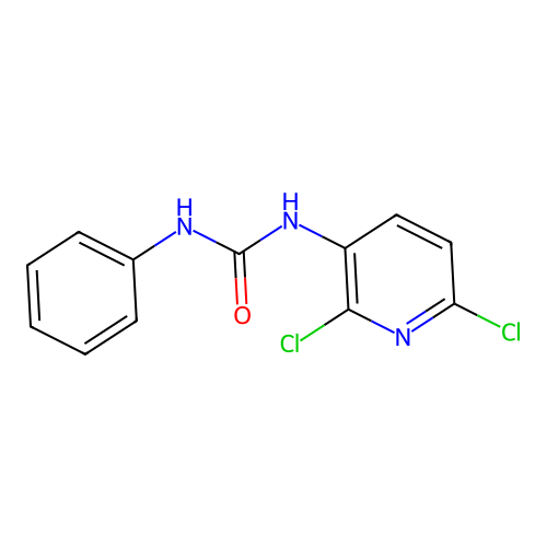 N-(2,6-dichloro-3-pyridinyl)-N'-phenylurea structure