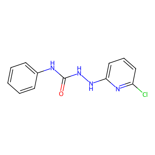 2-(6-chloro-2-pyridinyl)-N-phenylhydrazinecarboxamide structure