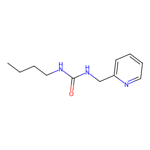 1-Butyl-3-(pyridin-2-ylmethyl)urea structure
