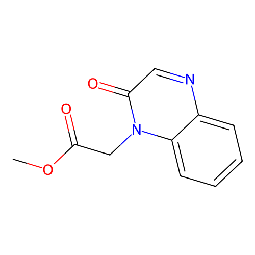 Methyl 2-(2-oxoquinoxalin-1-yl)acetate structure