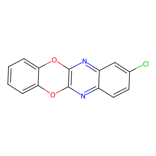 8-Chloro[1,4]benzodioxino[2,3-b]quinoxaline structure