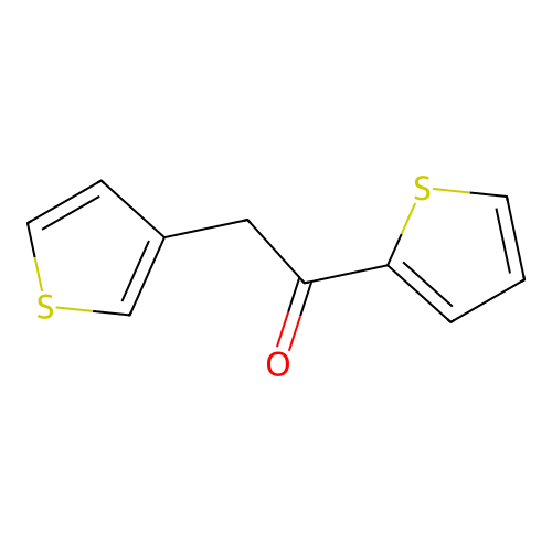 1-Thiophen-2-yl-2-thiophen-3-ylethanone structure
