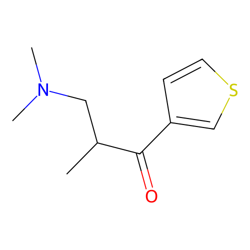 3-(Dimethylamino)-2-methyl-1-(3-thienyl)-1-propanone structure