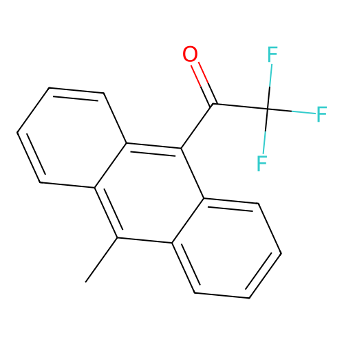 9-Methyl-10-(trifluoroacetyl)anthracene structure