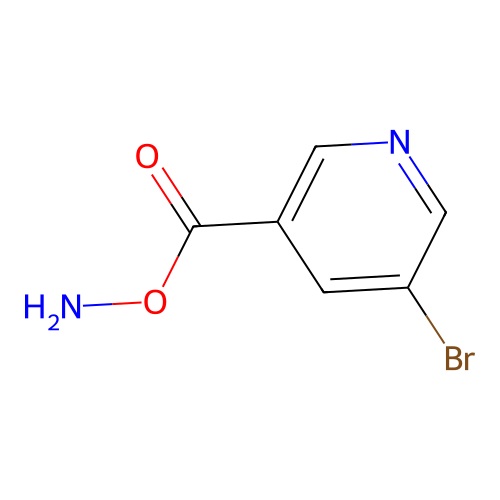 Amino 5-bromopyridine-3-carboxylate structure