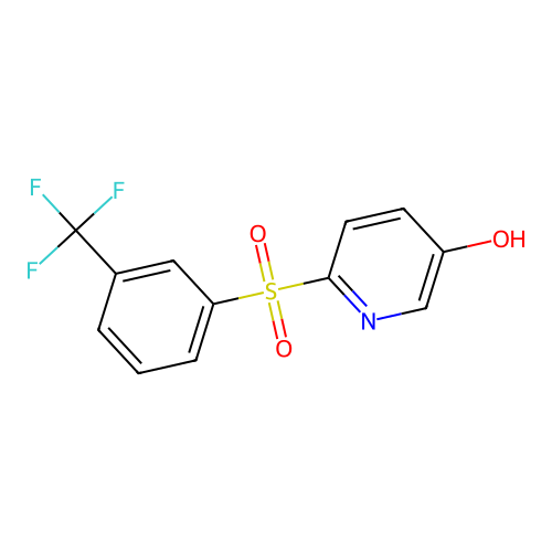 6-{[3-(Trifluoromethyl)phenyl]sulfonyl}-3-pyridinol structure