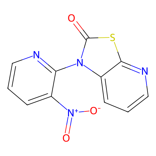 1-{3-nitro-2-pyridinyl}[1,3]thiazolo[5,4-b]pyridin-2(1H)-one structure