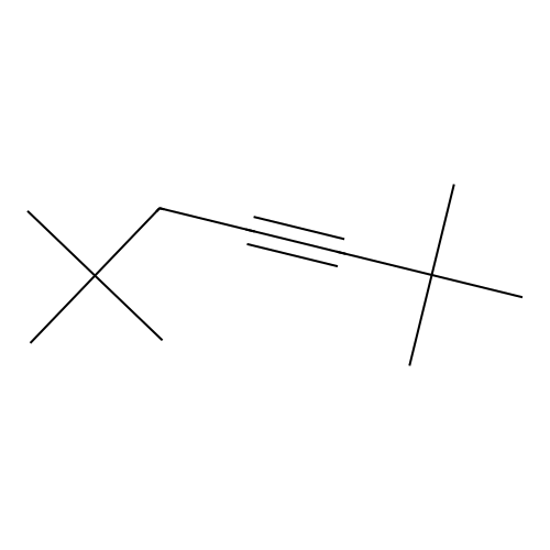 3-Heptyne, 2,2,6,6-tetramethyl structure