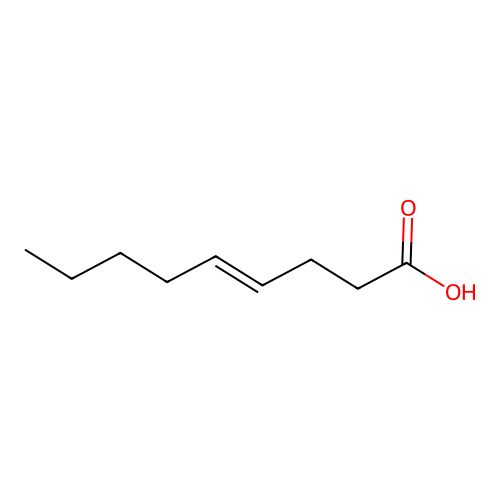 4E-壬烯酸 structure