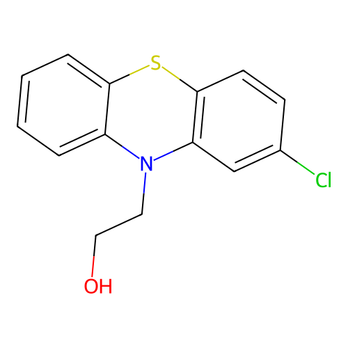 2-(2-Chloro-10H-phenothiazin-10-yl)ethanol structure