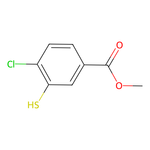 Methyl 4-chloro-3-sulfanylbenzoate structure
