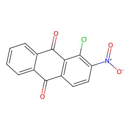 1-Chloro-2-nitroanthracene-9,10-dione structure