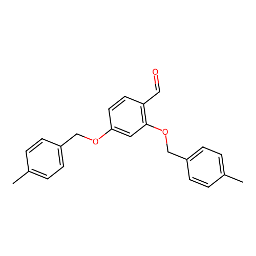 2,4-Bis[(4-methylphenyl)methoxy]benzaldehyde structure