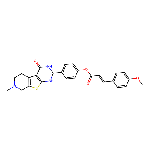 C26H25N3O4S structure