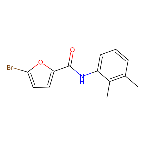 5-bromo-N-(2,3-dimethylphenyl)furan-2-carboxamide structure