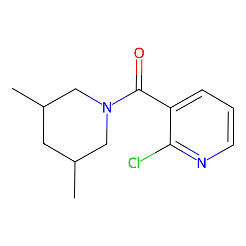 (2-Chloropyridin-3-yl)-(3,5-dimethylpiperidin-1-yl)methanone structure