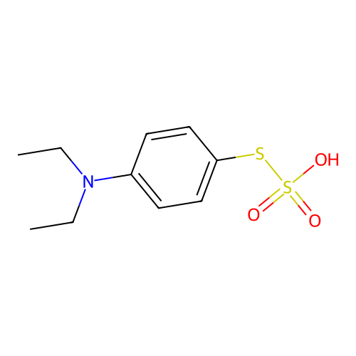 1-(Diethylamino)-4-sulfosulfanylbenzene structure