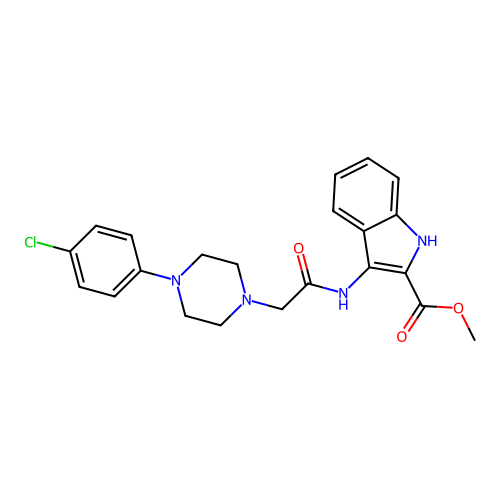 C22H23ClN4O3 structure