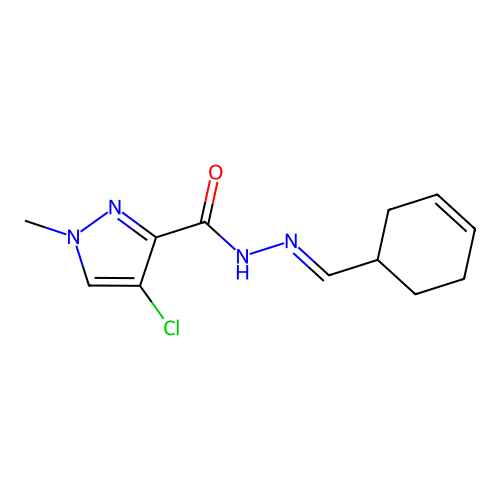 C12H15ClN4O structure