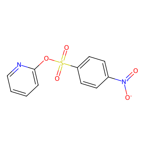 2-Pyridinyl 4-nitrobenzenesulfonate structure