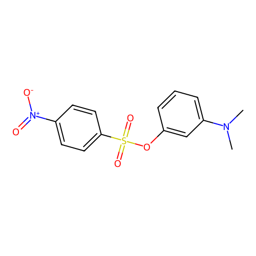 3-(Dimethylamino)phenyl 4-nitrobenzenesulfonate structure